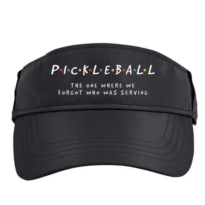 Pickleball S Pickleball Forgot Whos Serving Adult Drive Performance Visor