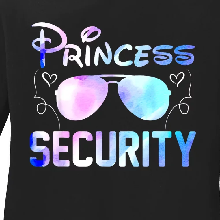 Princess Security Perfects Art For Dad Or Boyfriend Ladies Long Sleeve Shirt