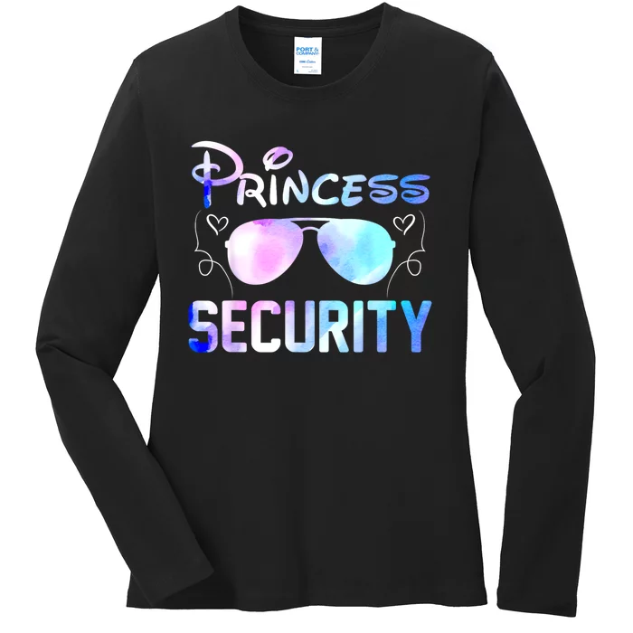 Princess Security Perfects Art For Dad Or Boyfriend Ladies Long Sleeve Shirt