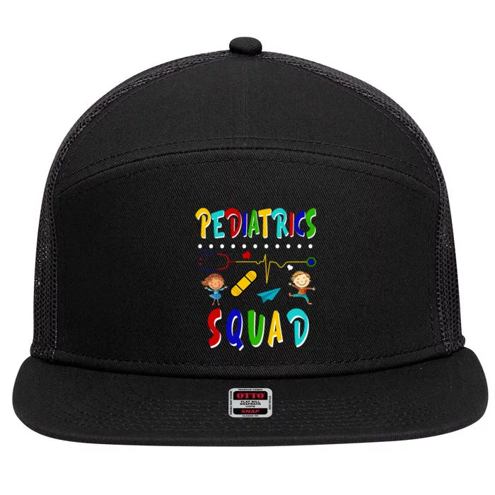 Pediatrics Squad 7 Panel Mesh Trucker Snapback Hat