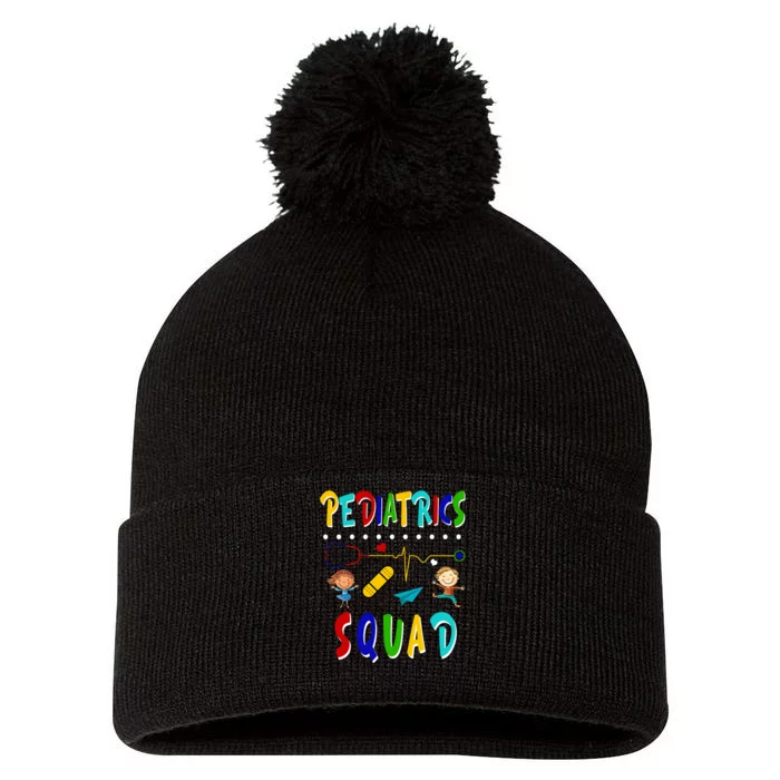 Pediatrics Squad Pom Pom 12in Knit Beanie