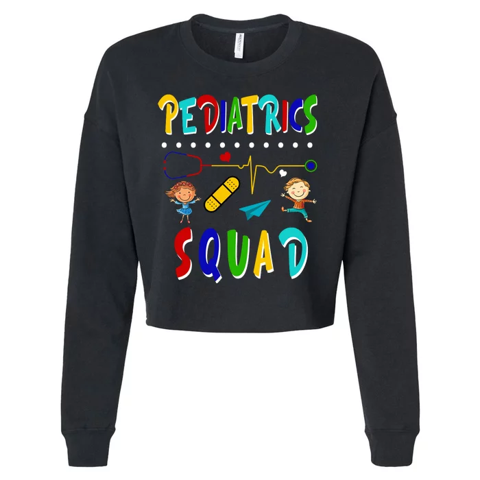 Pediatrics Squad Cropped Pullover Crew