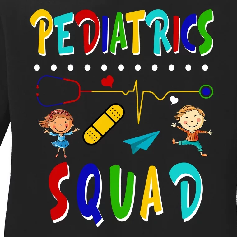 Pediatrics Squad Ladies Long Sleeve Shirt