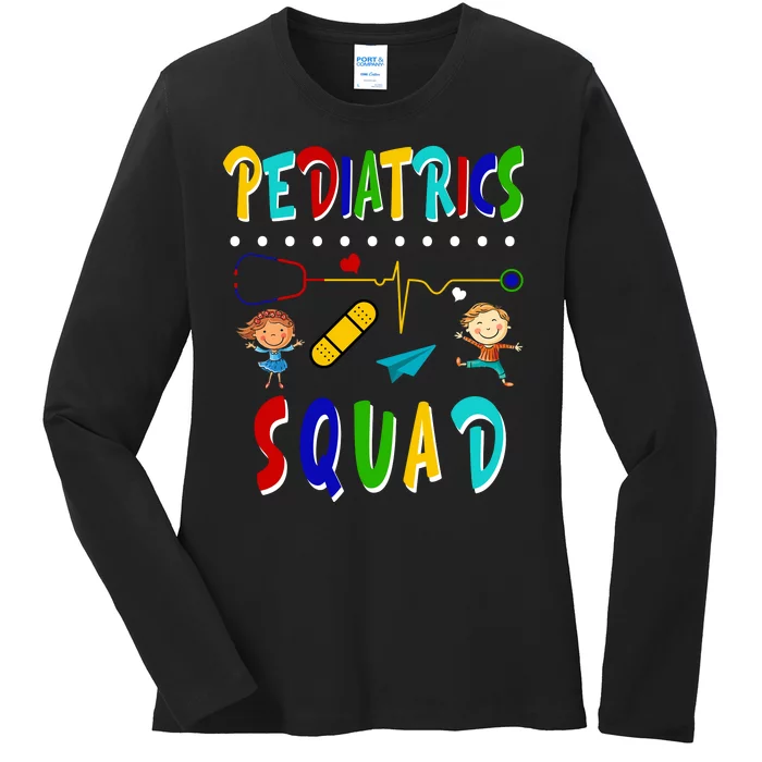 Pediatrics Squad Ladies Long Sleeve Shirt