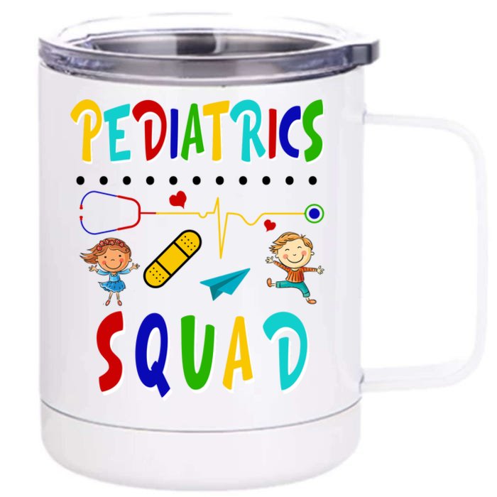 Pediatrics Squad Front & Back 12oz Stainless Steel Tumbler Cup