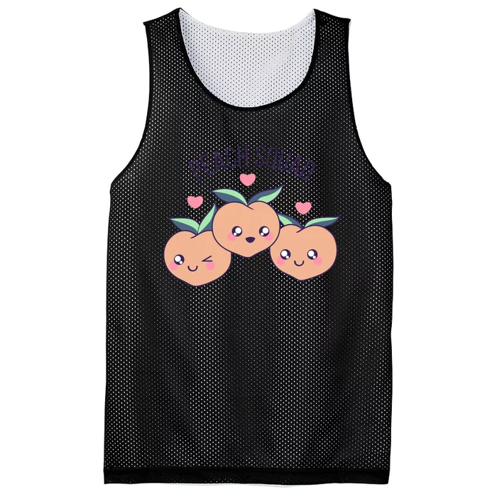 Peach Squad Mesh Reversible Basketball Jersey Tank