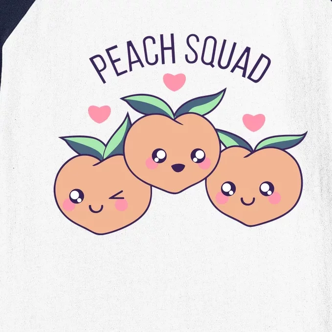 Peach Squad Baseball Sleeve Shirt