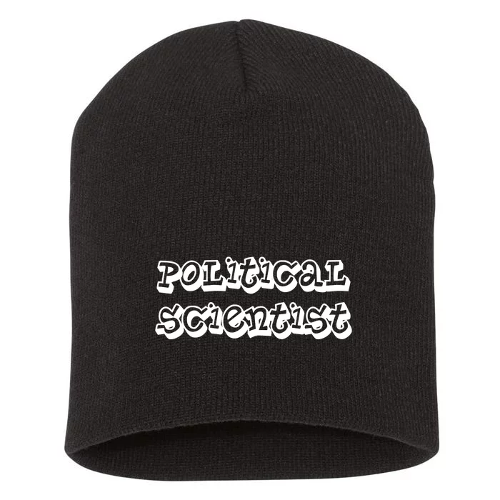 Political Scientist Short Acrylic Beanie