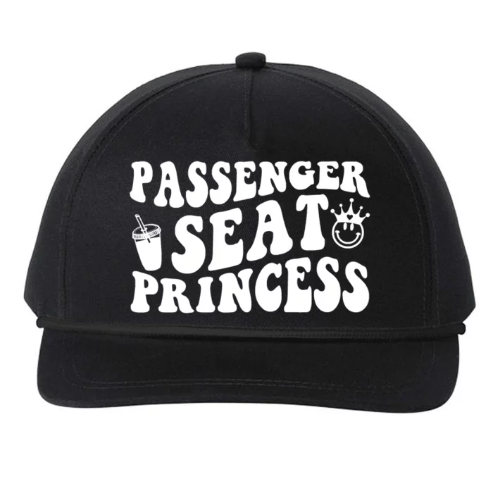 Princess Seat Passenger, Cute Girlfriend Princess Passenger Snapback Five-Panel Rope Hat