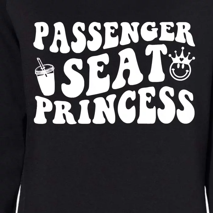 Princess Seat Passenger, Cute Girlfriend Princess Passenger Womens California Wash Sweatshirt