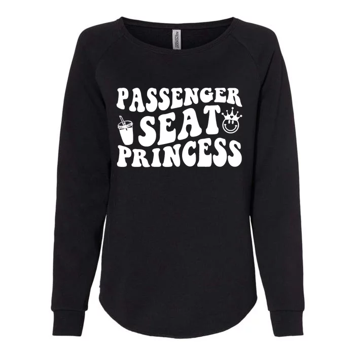 Princess Seat Passenger, Cute Girlfriend Princess Passenger Womens California Wash Sweatshirt