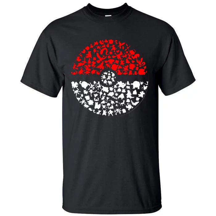 Pokeball Silhouette Tall T-Shirt