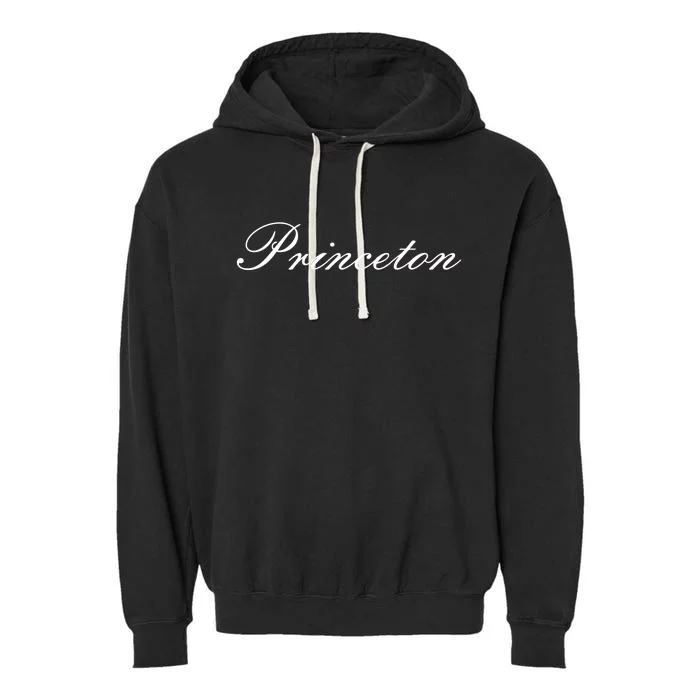 Princeton Script Garment-Dyed Fleece Hoodie