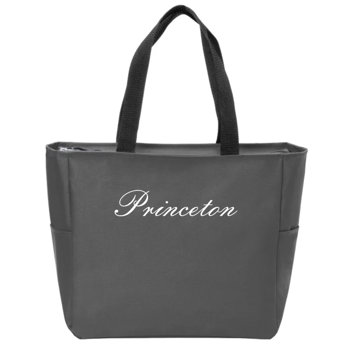 Princeton Script Zip Tote Bag