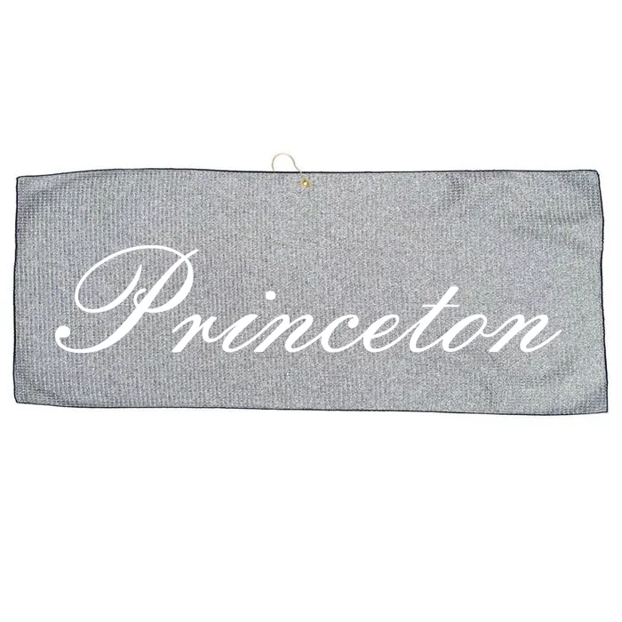 Princeton Script Large Microfiber Waffle Golf Towel