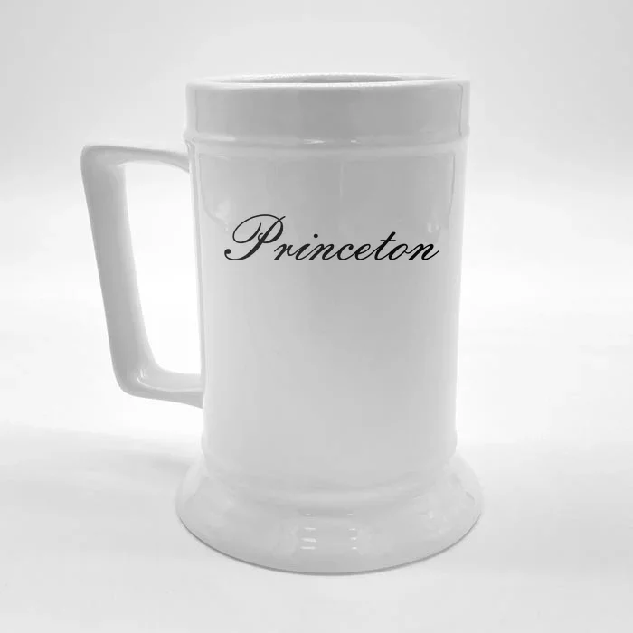 Princeton Script Front & Back Beer Stein