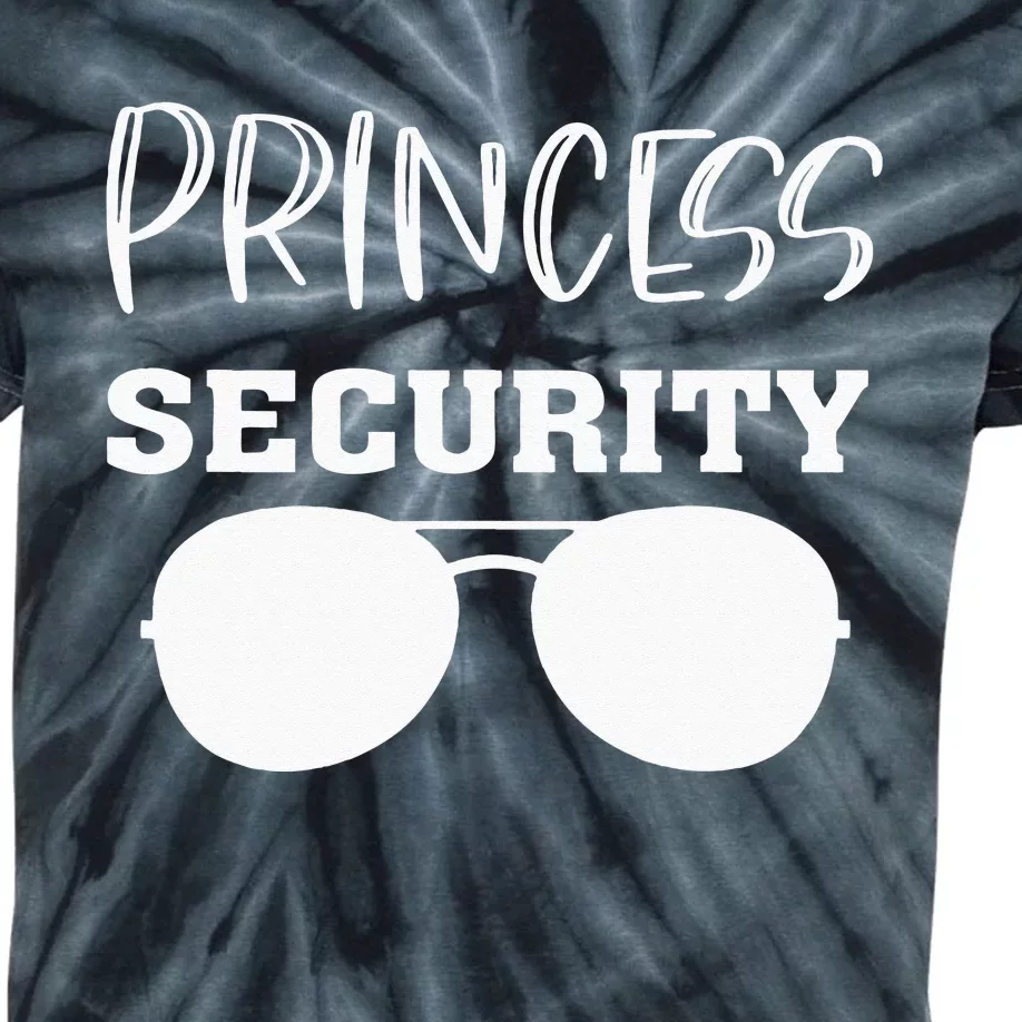 Princess Security Perfects For Dad Orr Boyfriend Kids Tie-Dye T-Shirt