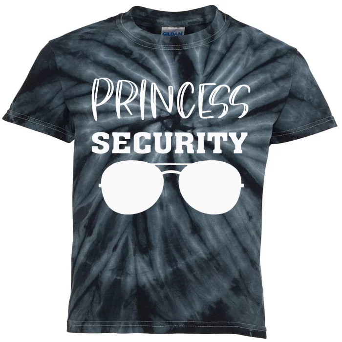 Princess Security Perfects For Dad Orr Boyfriend Kids Tie-Dye T-Shirt