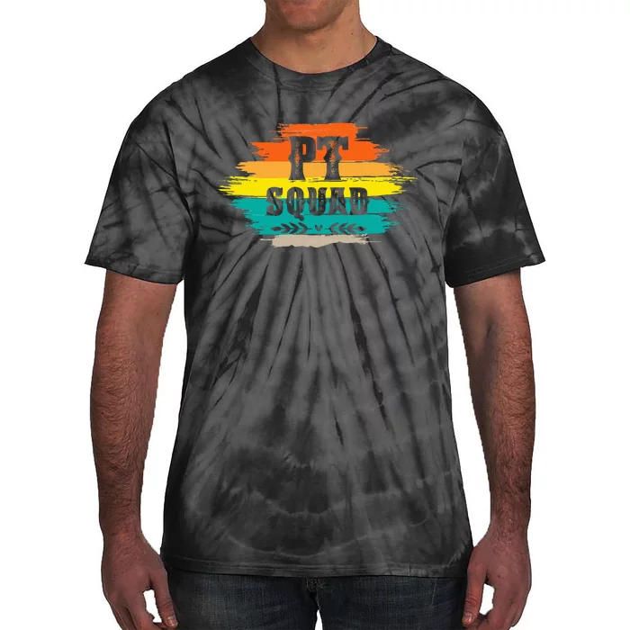 Pt Squad Physical Therapist Pta Retro Physical Therapy Tie-Dye T-Shirt