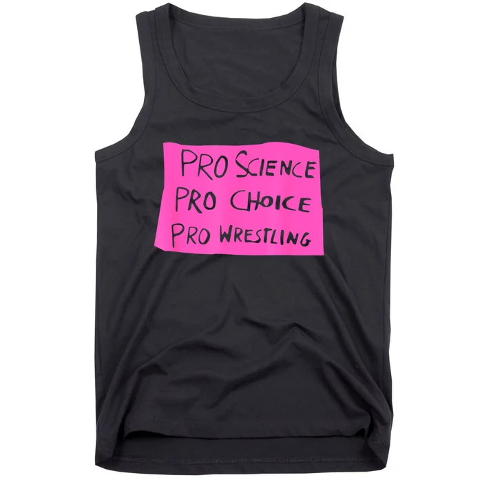 Pro Science Pro Choice Pro Wrestling Tank Top