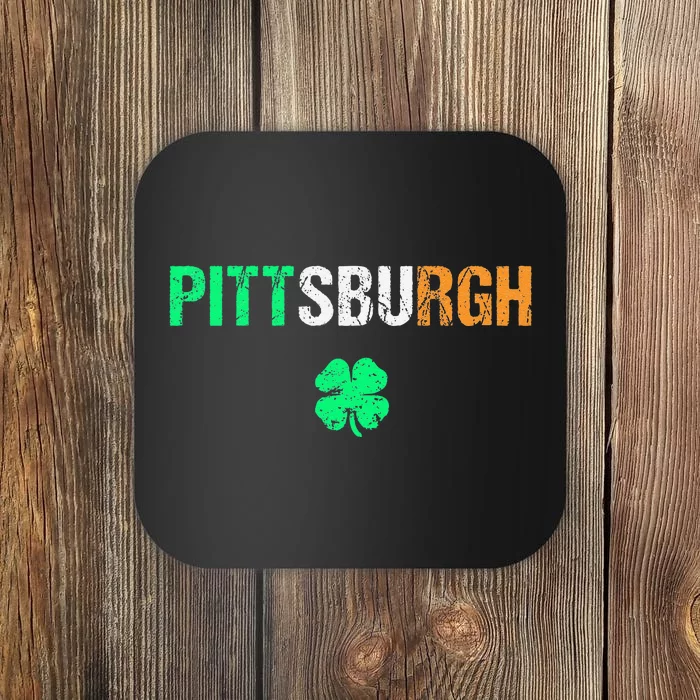 Pittsburgh Saint Patrick's Day Saint Pattys Day Coaster