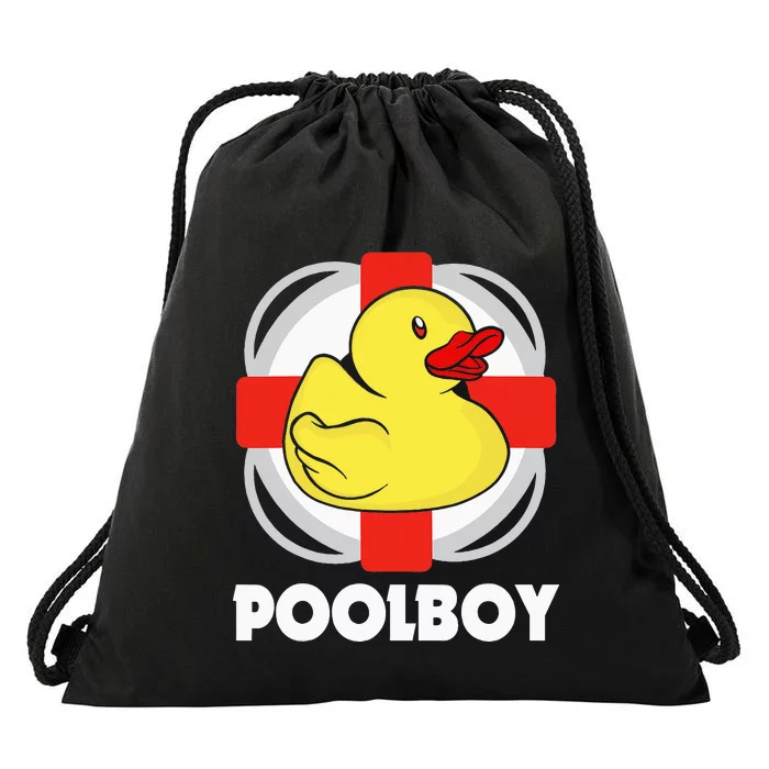 Pool Swimming Pool Bathmaster Lifeguard Drawstring Bag