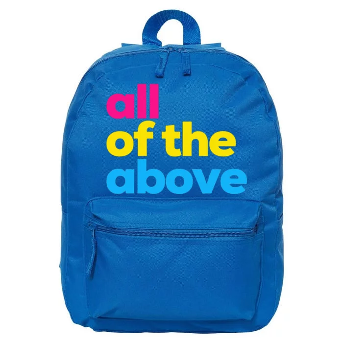 Pansexual Subtle Pan All Of The Above Lgbtq 16 in Basic Backpack