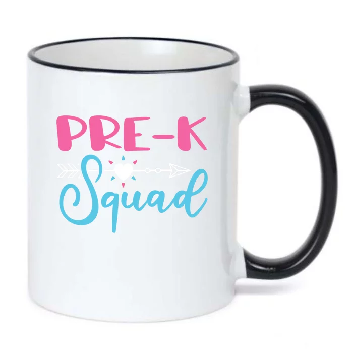 PreK Squad Preschool Teacher Cool Gift Black Color Changing Mug