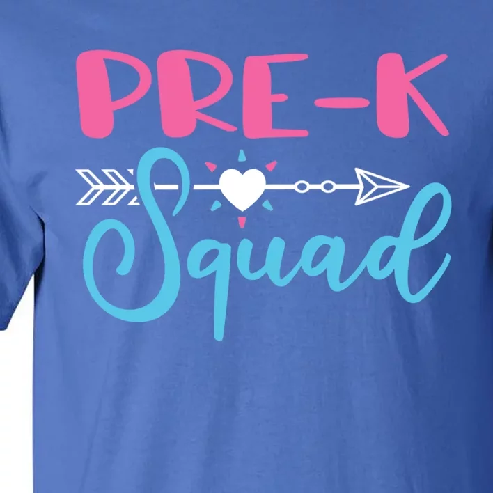 PreK Squad Preschool Teacher Cool Gift Tall T-Shirt