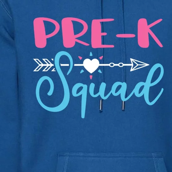 PreK Squad Preschool Teacher Cool Gift Premium Hoodie