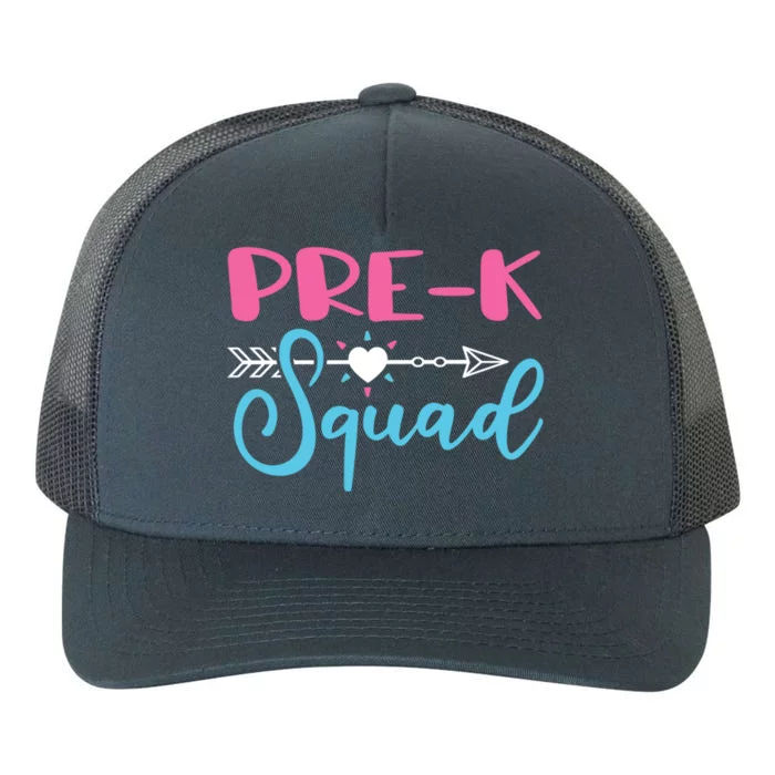 PreK Squad Preschool Teacher Cool Gift Yupoong Adult 5-Panel Trucker Hat