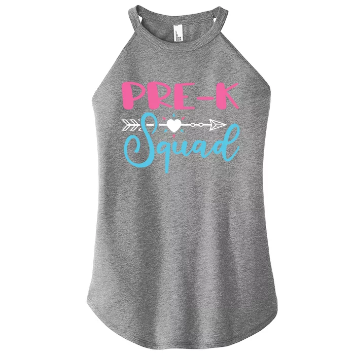 PreK Squad Preschool Teacher Cool Gift Women’s Perfect Tri Rocker Tank