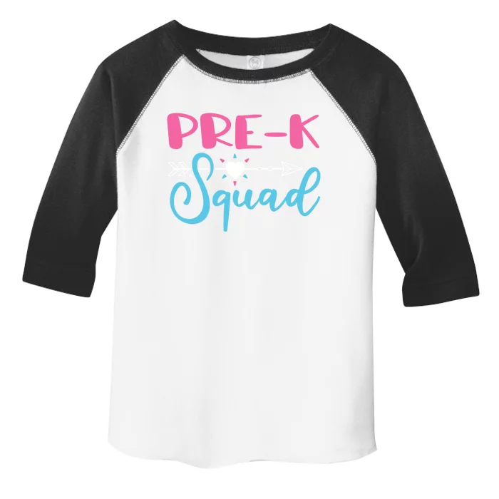 PreK Squad Preschool Teacher Cool Gift Toddler Fine Jersey T-Shirt