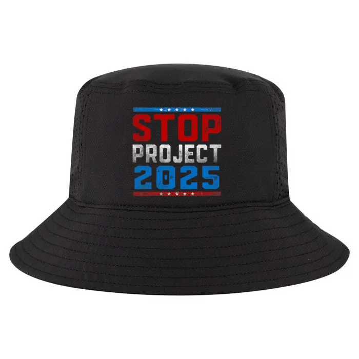 Prodemocracy Stop Project 2025 Presidential Election 2024 Cool Comfort Performance Bucket Hat