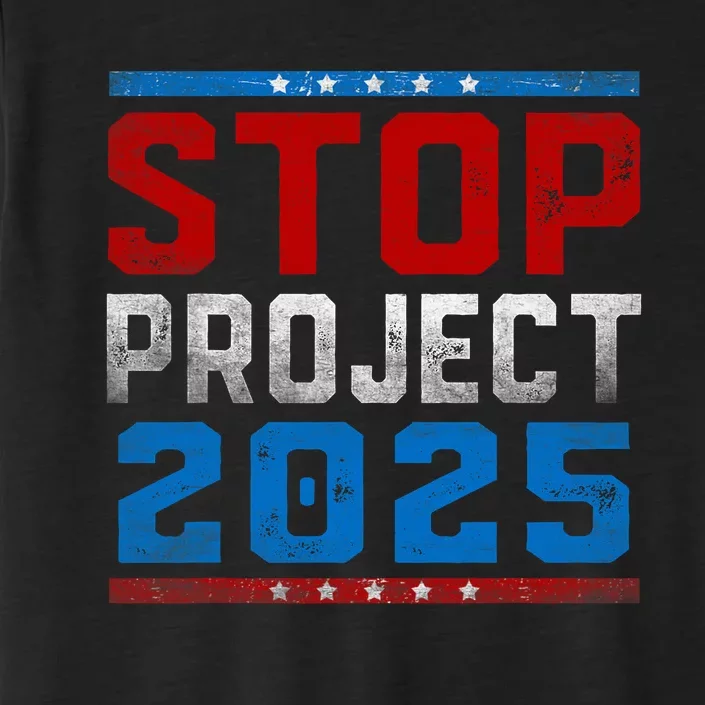 Prodemocracy Stop Project 2025 Presidential Election 2024 ChromaSoft Performance T-Shirt