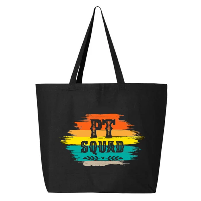 Pt Squad Physical Therapist Pta Retro Physical Therapy 25L Jumbo Tote