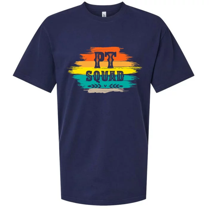 Pt Squad Physical Therapist Pta Retro Physical Therapy Sueded Cloud Jersey T-Shirt