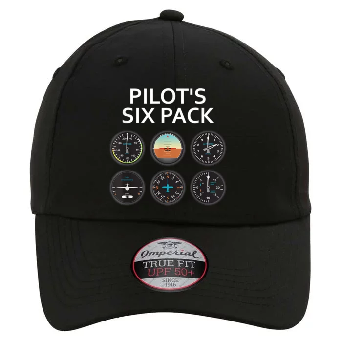 Pilot's Six Pack Funny Aviation The Original Performance Cap