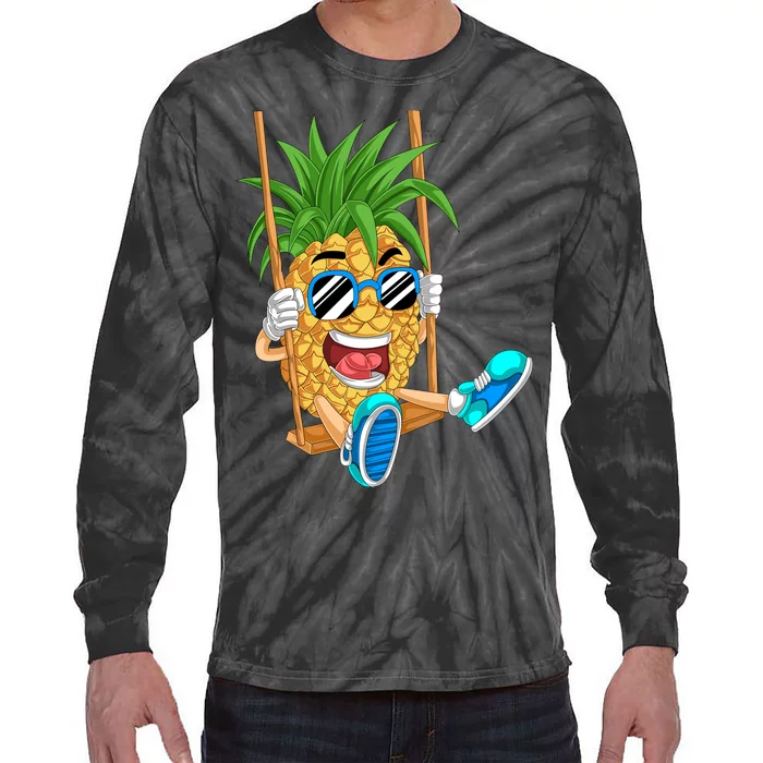 Pineapple Swinger Tie-Dye Long Sleeve Shirt