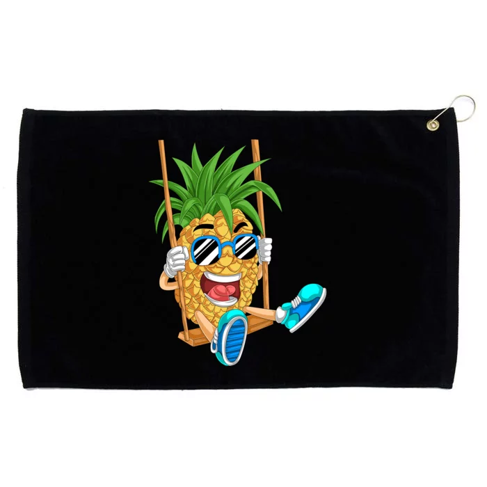 Pineapple Swinger Grommeted Golf Towel