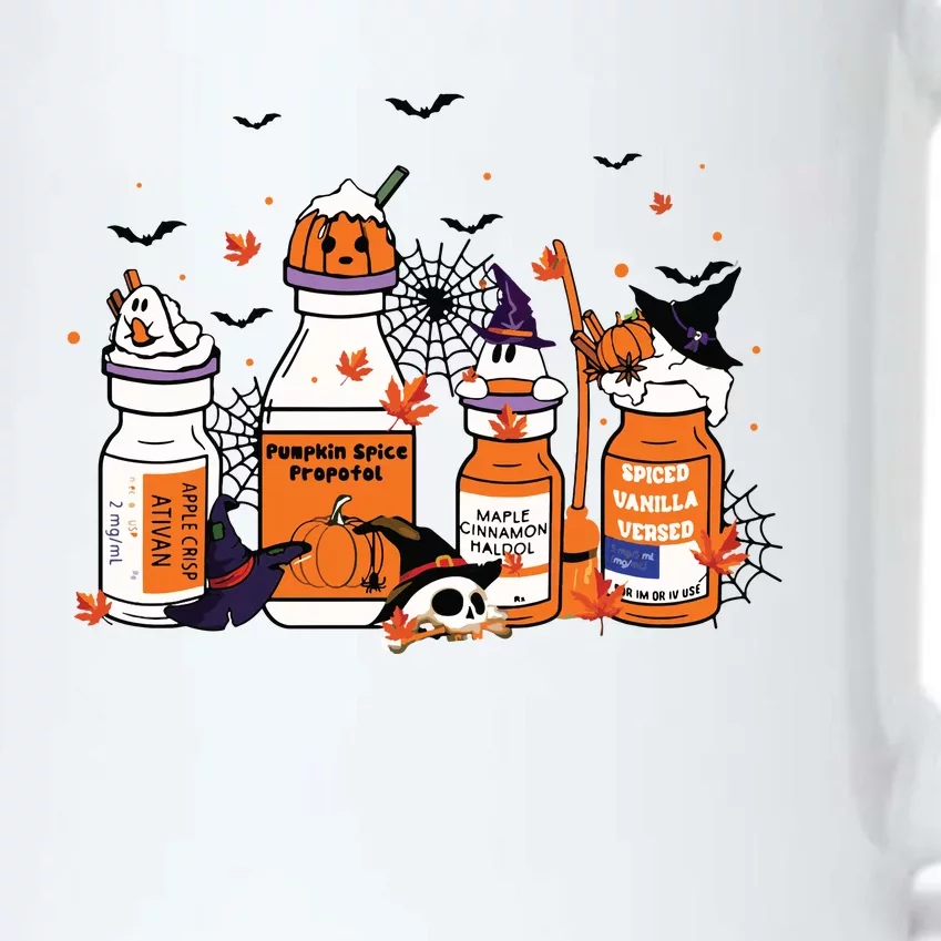 Pumpkin Spice Propofol Ativan Versed Haldol Halloween Nurse Black Color Changing Mug