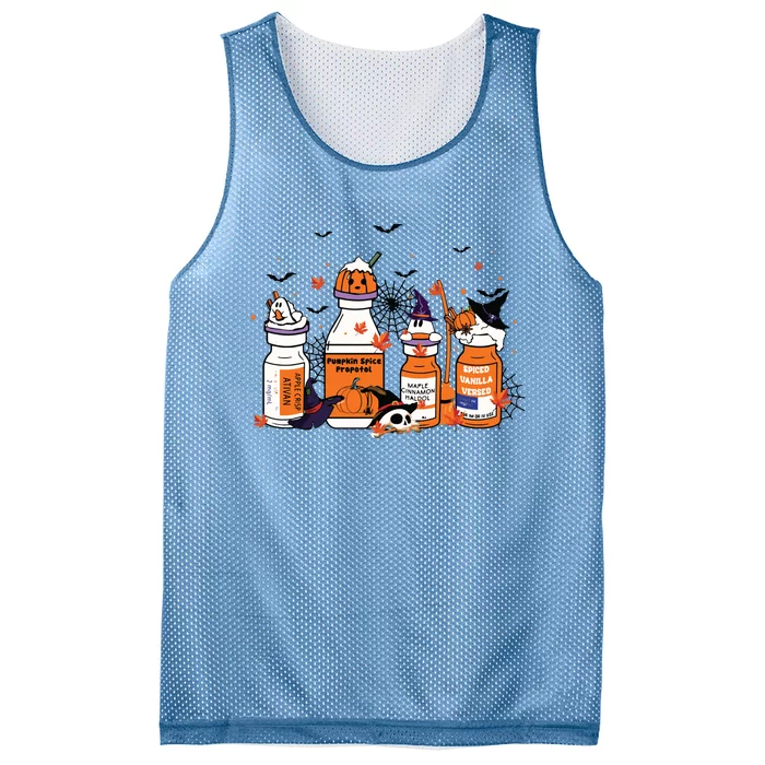 Pumpkin Spice Propofol Ativan Versed Haldol Halloween Nurse Mesh Reversible Basketball Jersey Tank