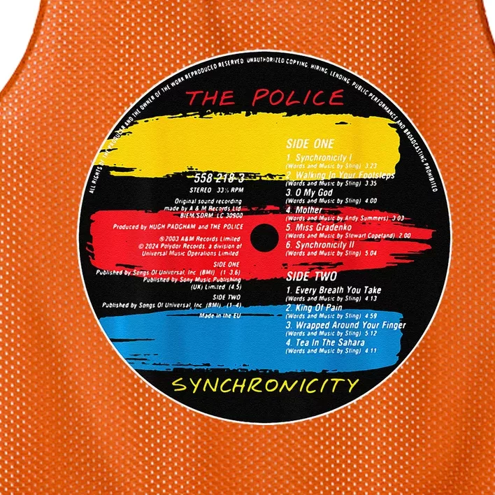 Police Synchronicity Mesh Reversible Basketball Jersey Tank