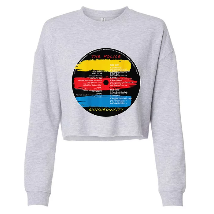 Police Synchronicity Cropped Pullover Crew