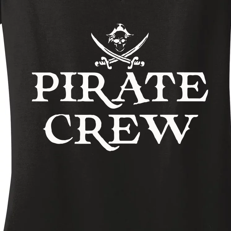 Pirate Squad Pirate Crew Women's V-Neck T-Shirt