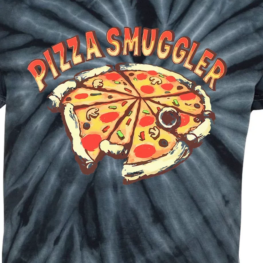 Pizza Smuggler Pizza Lovers Kids Tie-Dye T-Shirt