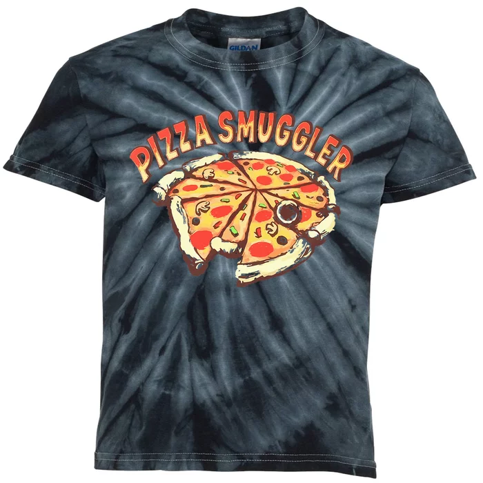 Pizza Smuggler Pizza Lovers Kids Tie-Dye T-Shirt