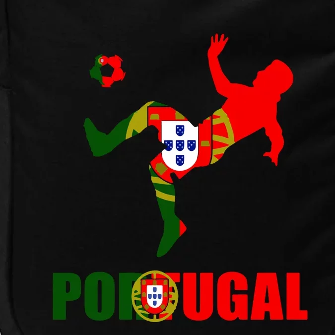 Portugal Soccer Portuguese Pride Futebol Portuguese Flag Impact Tech Backpack