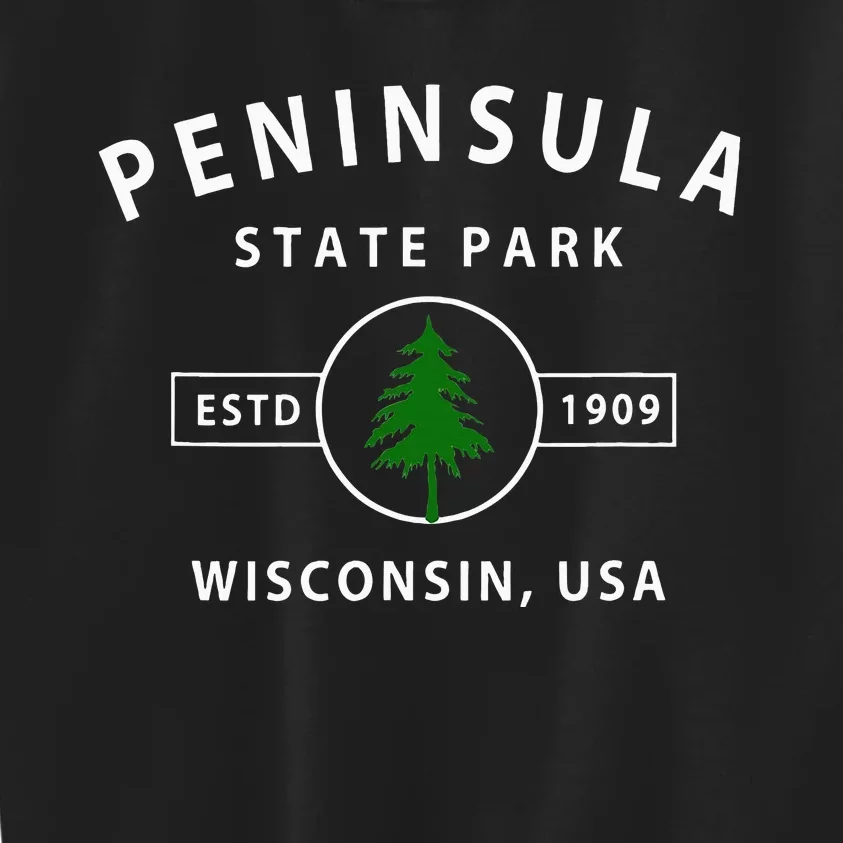 Peninsula State Park Wisconsin Gifts Wi Kids Sweatshirt