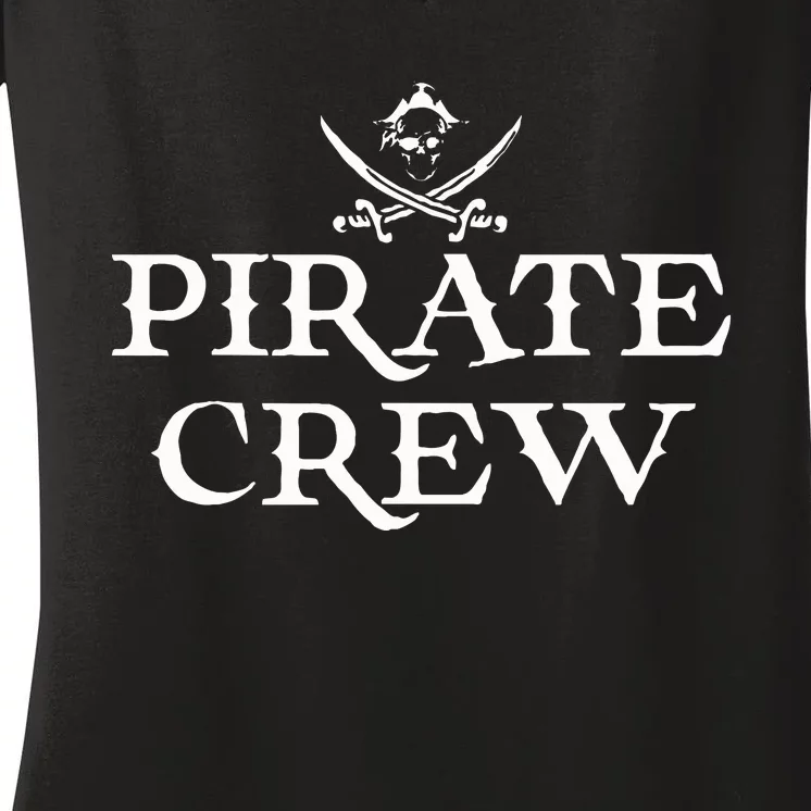 Pirate Squad Pirate Crew Women's V-Neck T-Shirt